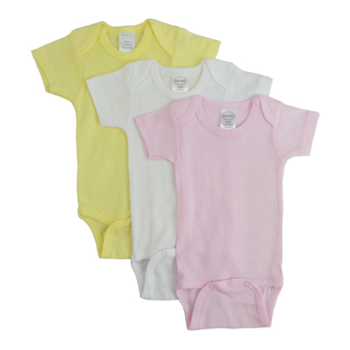 Bambini Pastel Girls Short Sleeve Variety Pack